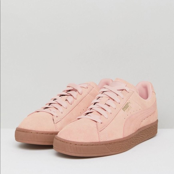 puma suede gum sole